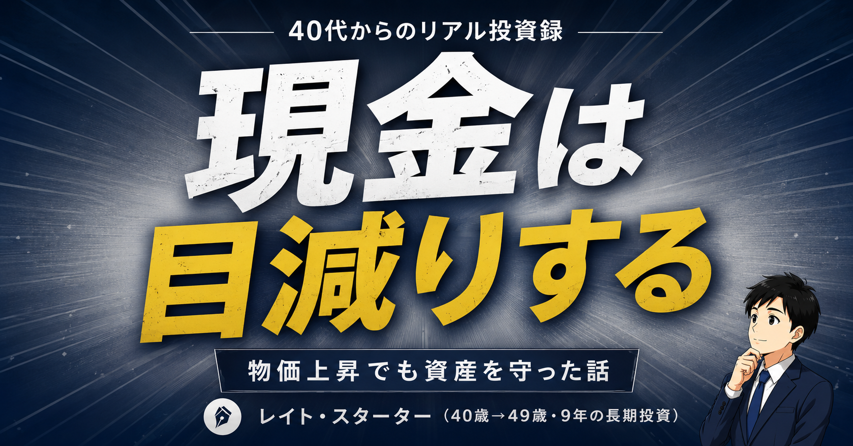 物価上昇でインデックス投資は有利になる？9年で資産が育った40代の実感